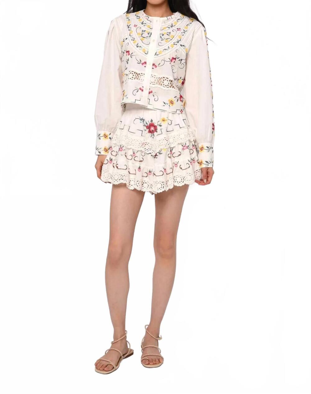 NEW LOVE THE LABEL hallie top in tea rose